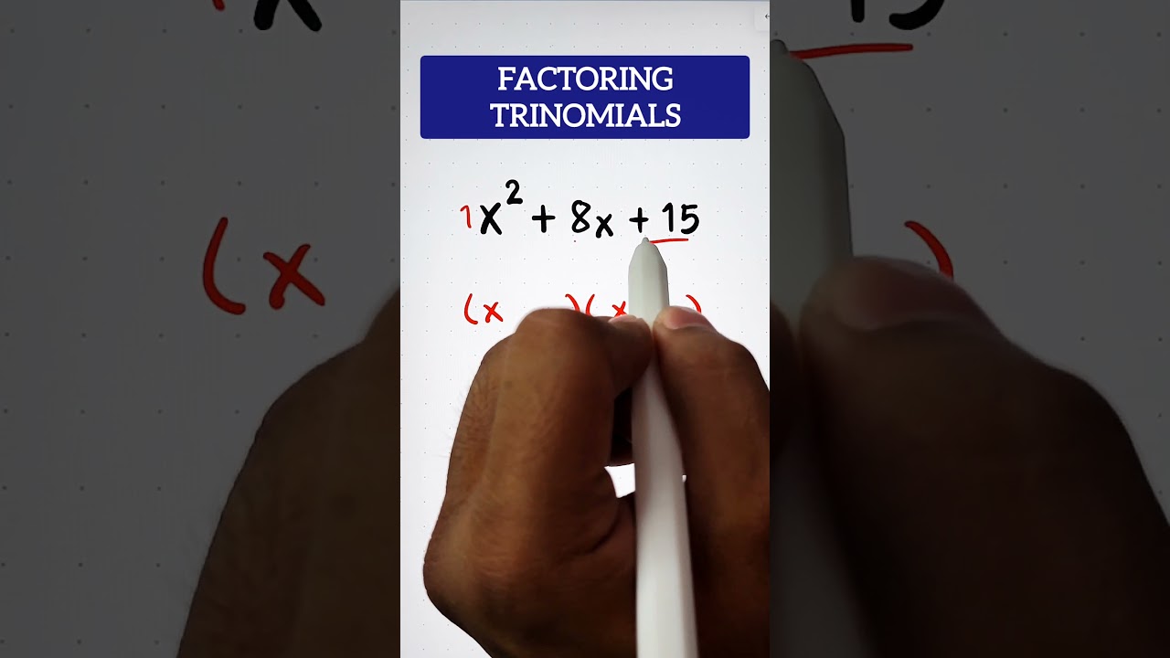 Factoring Trinomials with Teacher Gon