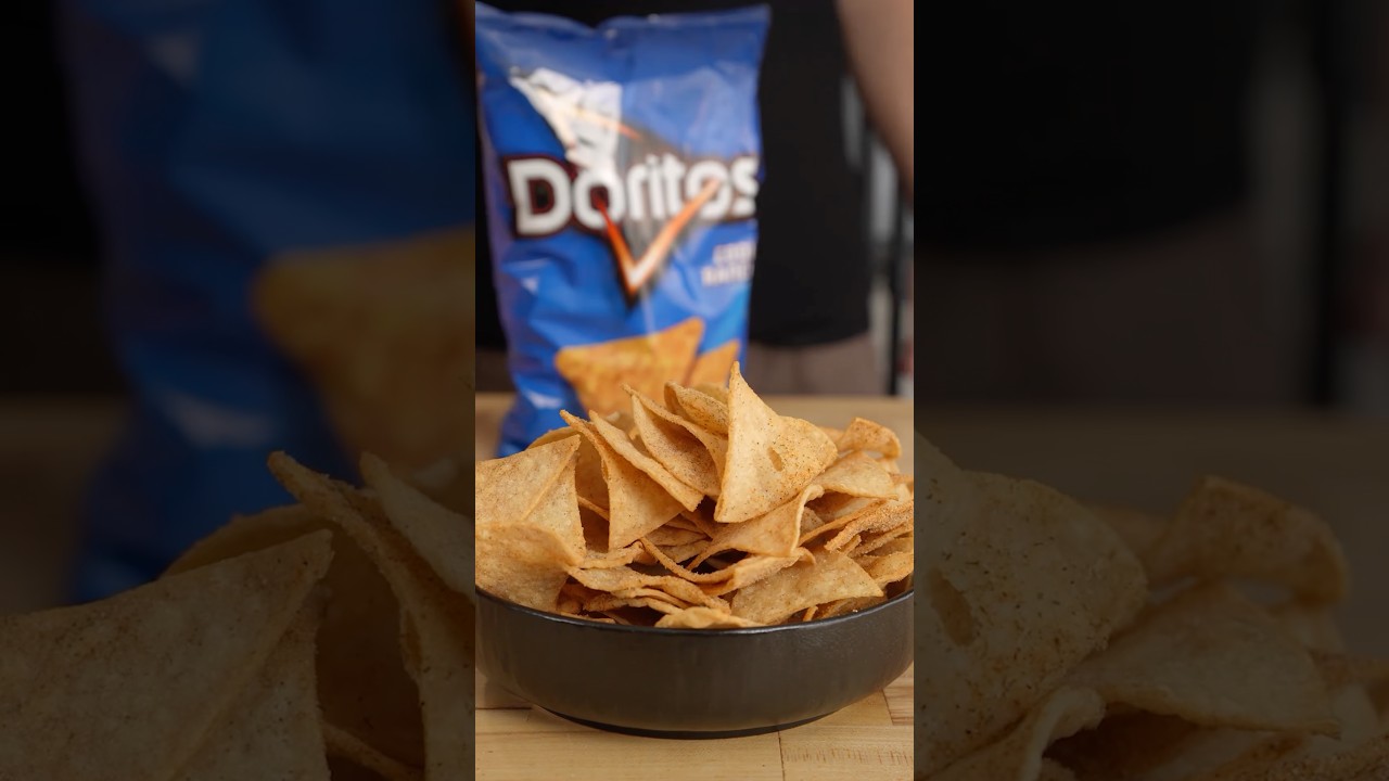 15 Minute Homemade Cool Ranch Doritos! #doritos