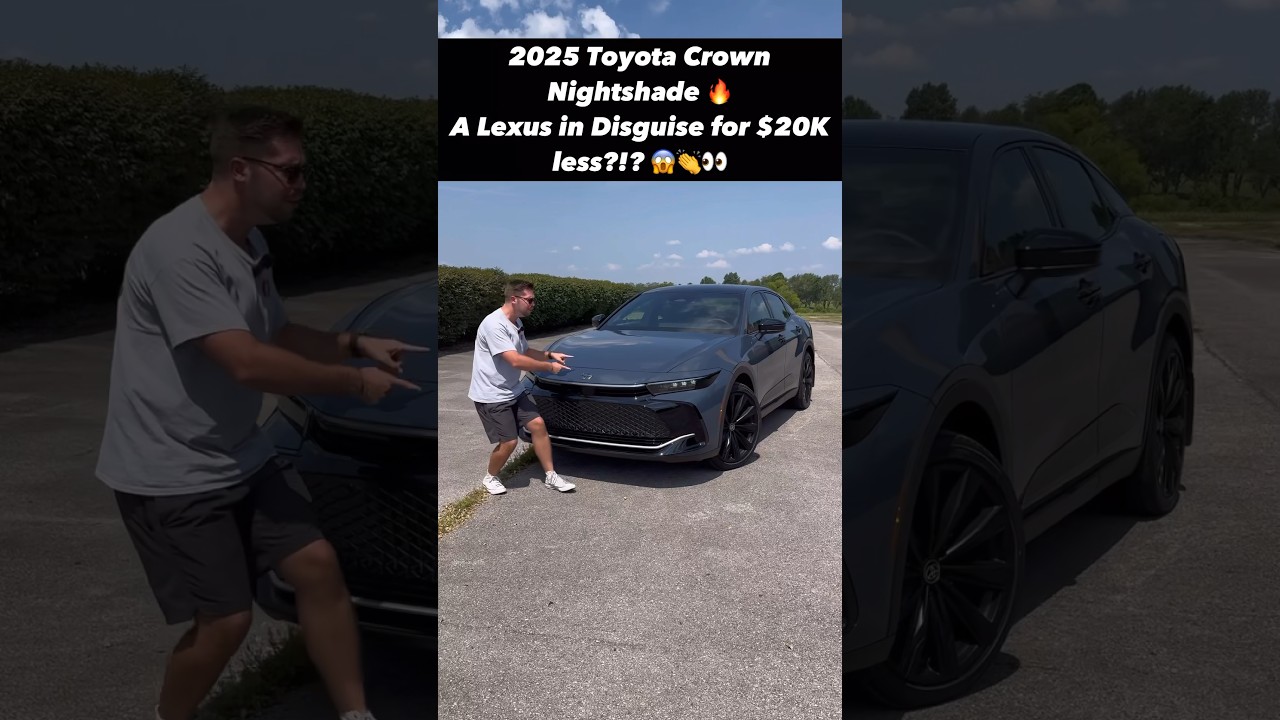 5 Reasons the 2025 Toyota Crown Is a Lexus for Less 🚗