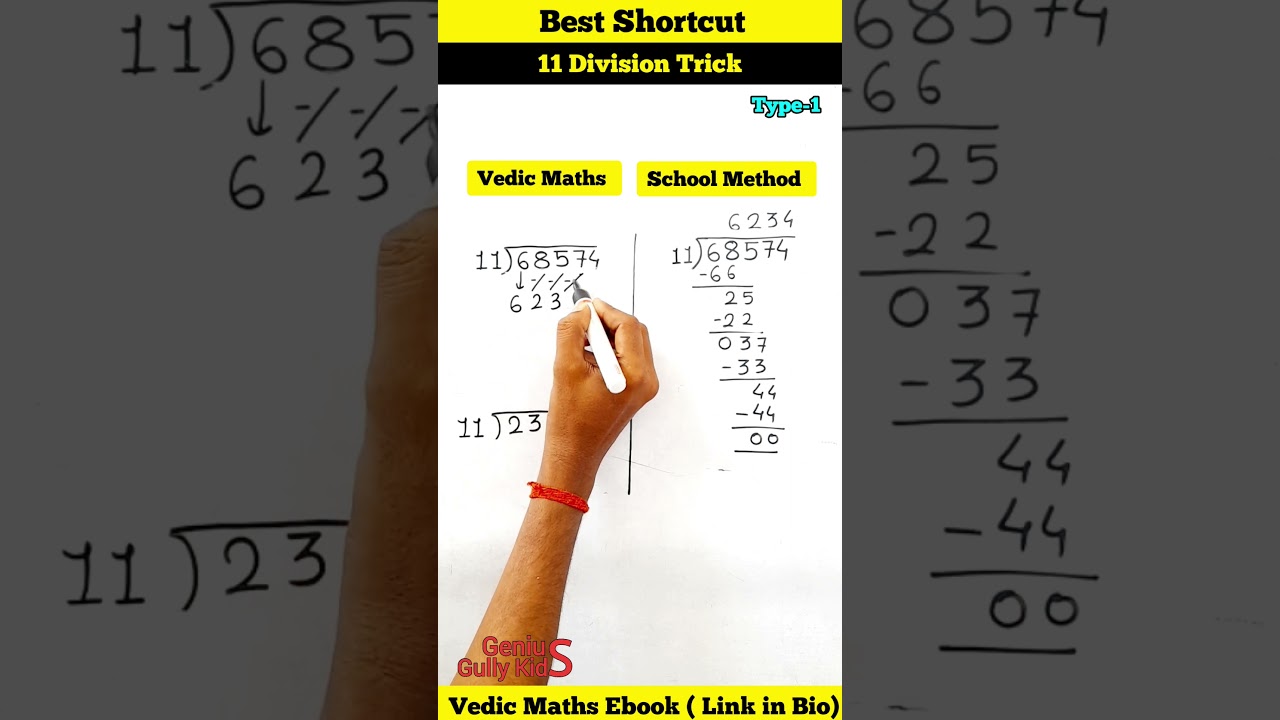Master the Easiest Division Shortcut with Vedic Maths! 🚀