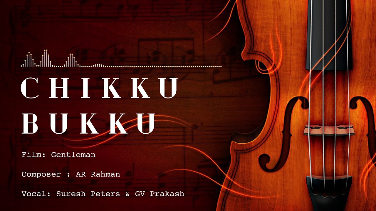 Chikku Bukku Rayile - 24 Bit Song by AR Rahman 🎶