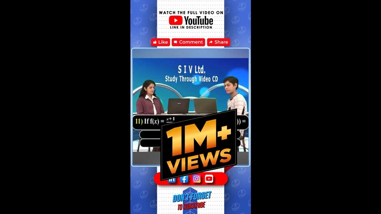 Functions IIT Question 11 - X Class Preparation