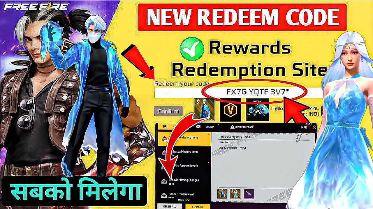 Free Fire Redeem Codes for April 17 🎁