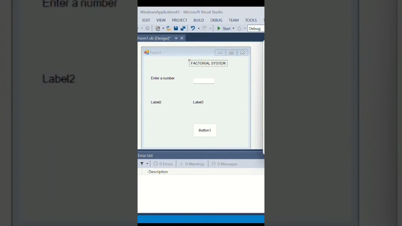 Calculate Factorial with Do While Loop in VB.NET