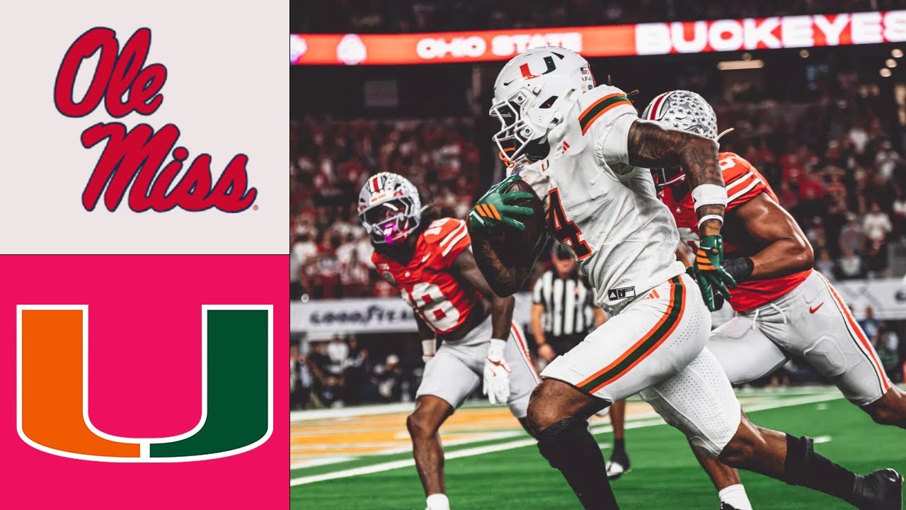 Miami Hurricanes vs Ole Miss Rebels Highlights 🏈