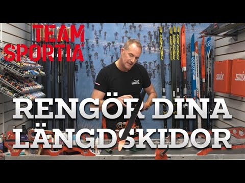Så rengör du dina längdskidor