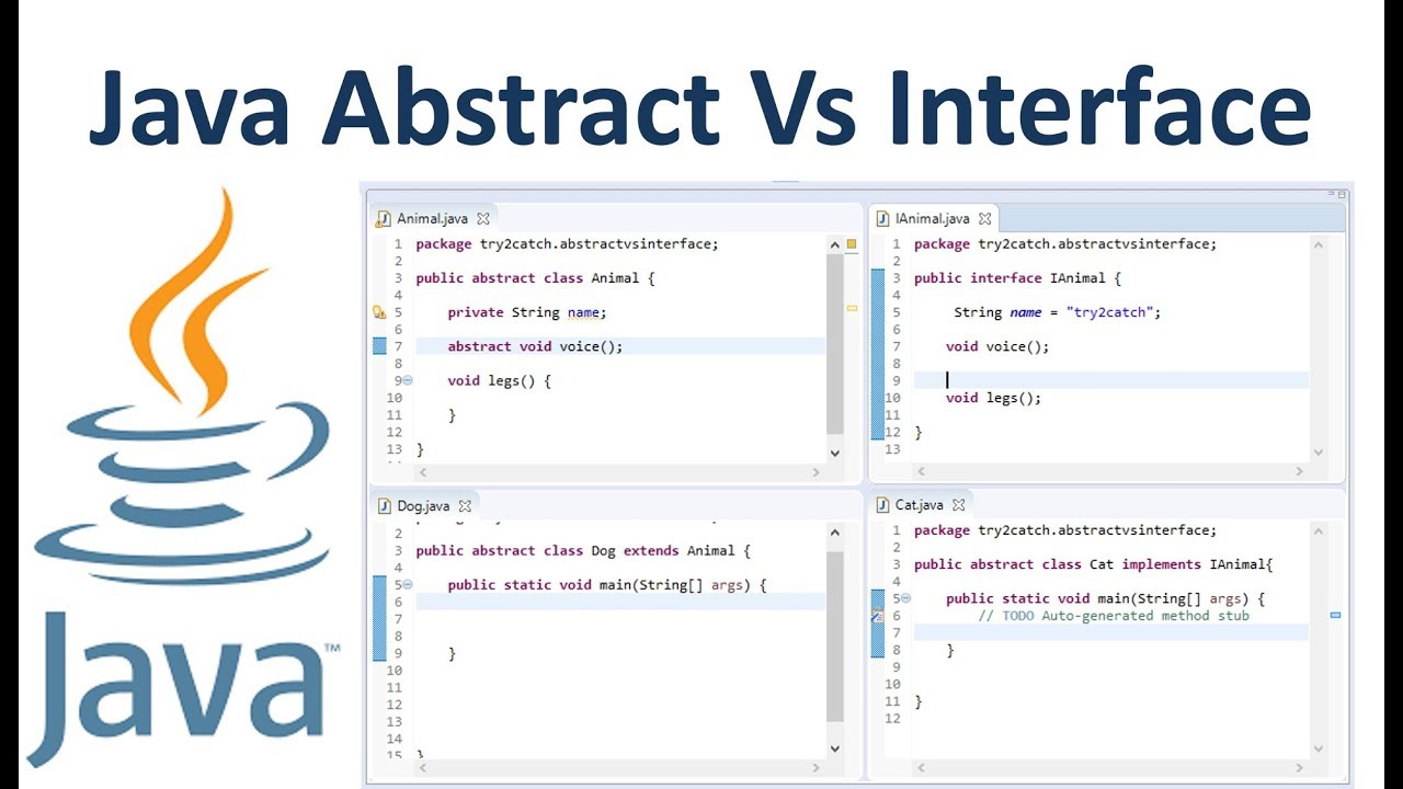 Java Abstract Class vs Interface 📝