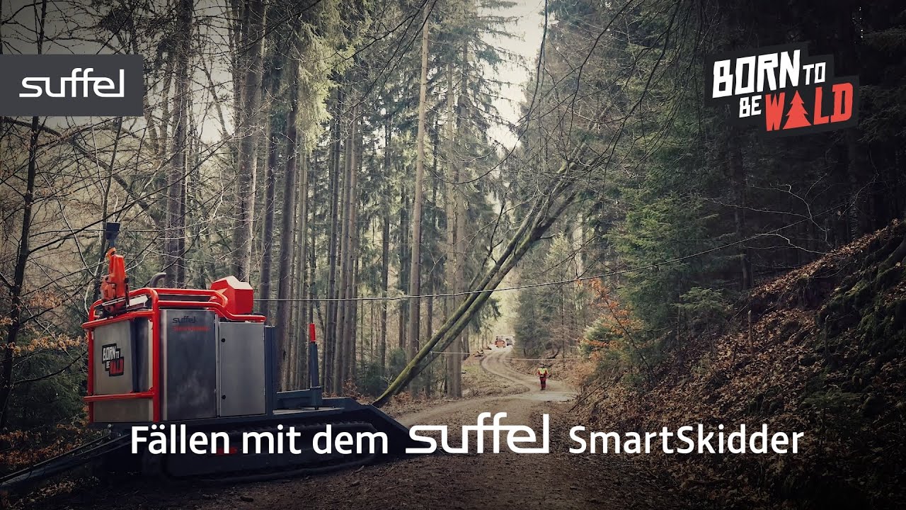 Effiziente Holzernte mit Suffel SmartSkidder – Kompakt & Wendiger Forstkran 🚜