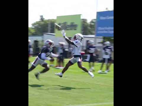 Drake Maye ➡️ DeMario “Pop” Douglas DeMario Douglas continues to impress at training camp