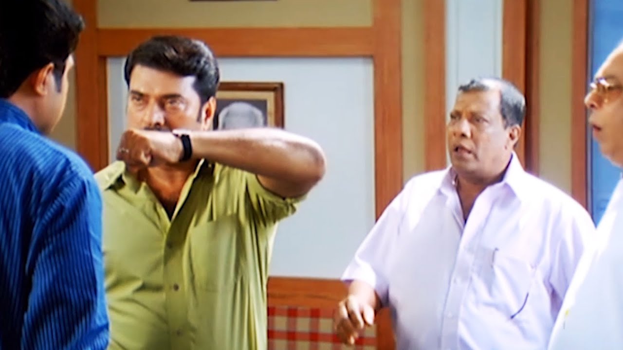 Mammootty's Power-Packed Scene in Roudram 🚓