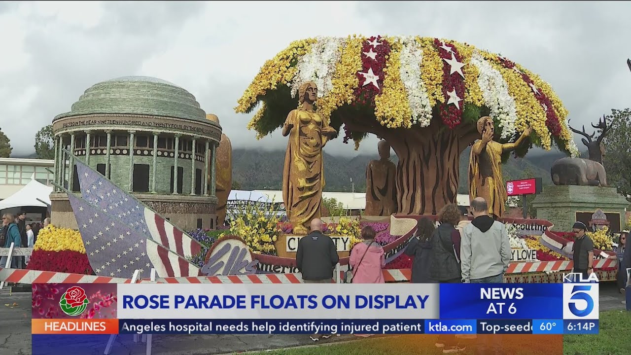 Floatfest Showcases Rose Parade Floats in Pasadena π