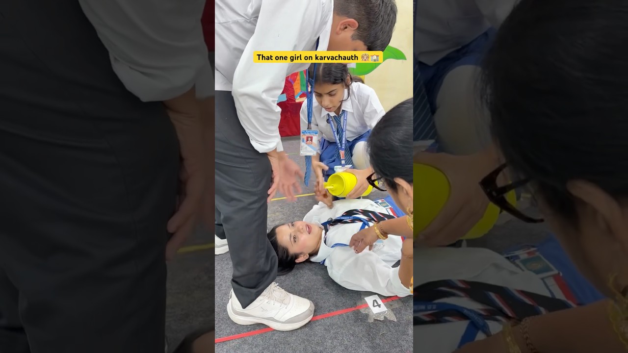 School Girl Celebrates Karvachauth 🎉 | Festive Moments in Shorts