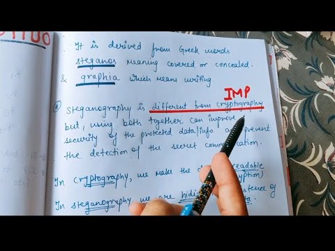What is Steganography in English | Cryptography and Network Security | ABHISHEK Sharma