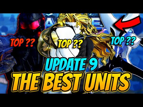 The *BEST* Units In Anime Vanguards Update 9 RANKED!