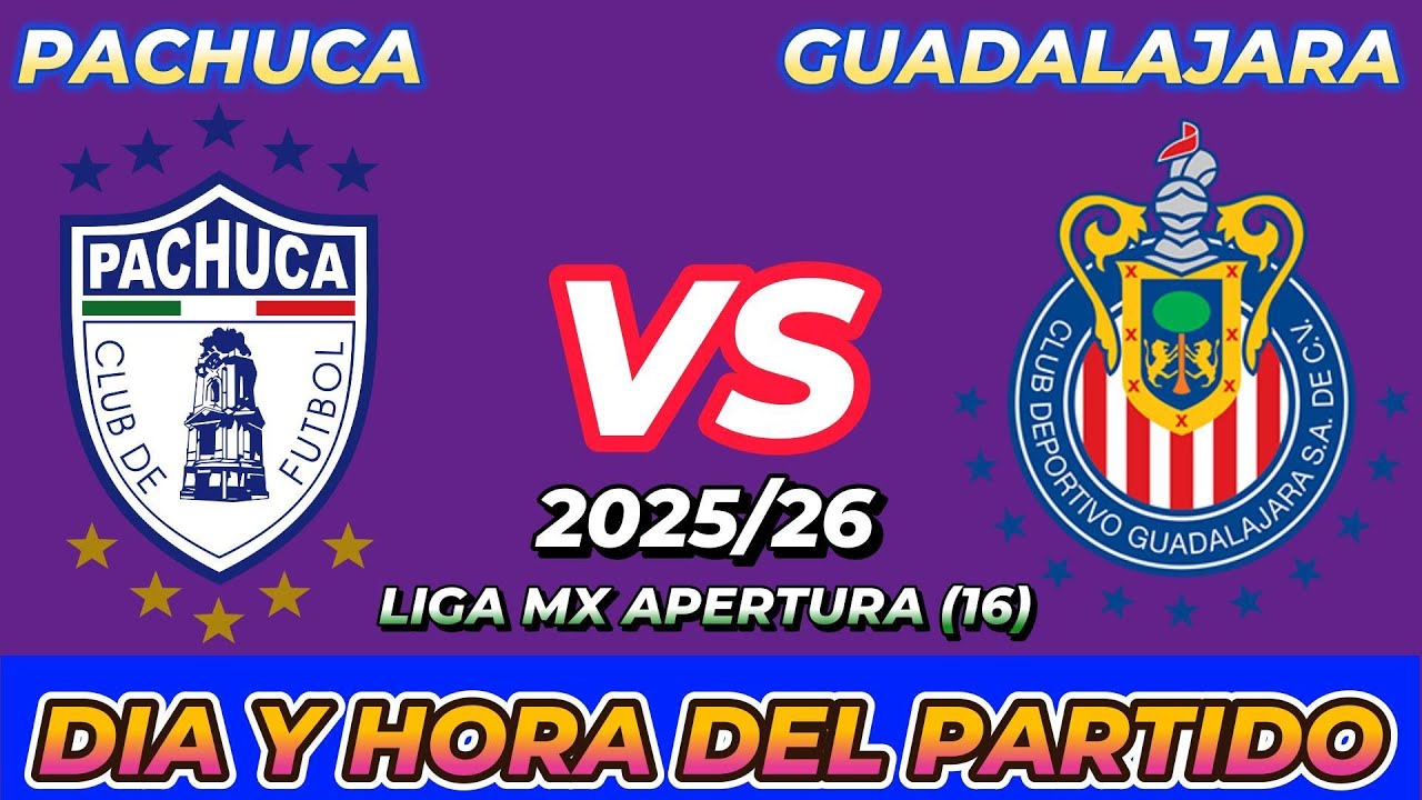 ¿Cuándo y Dónde Ver el Partido Pachuca vs Chivas Guadalajara? Fechas y Horarios en Varios Países ⚽