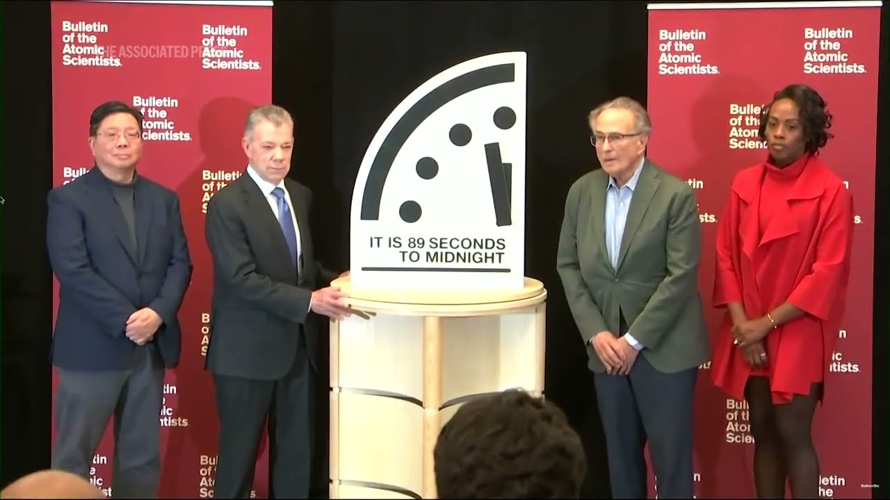 Scientists Move Doomsday Clock Closer to Midnight Amid Rising Global Risks 🌍