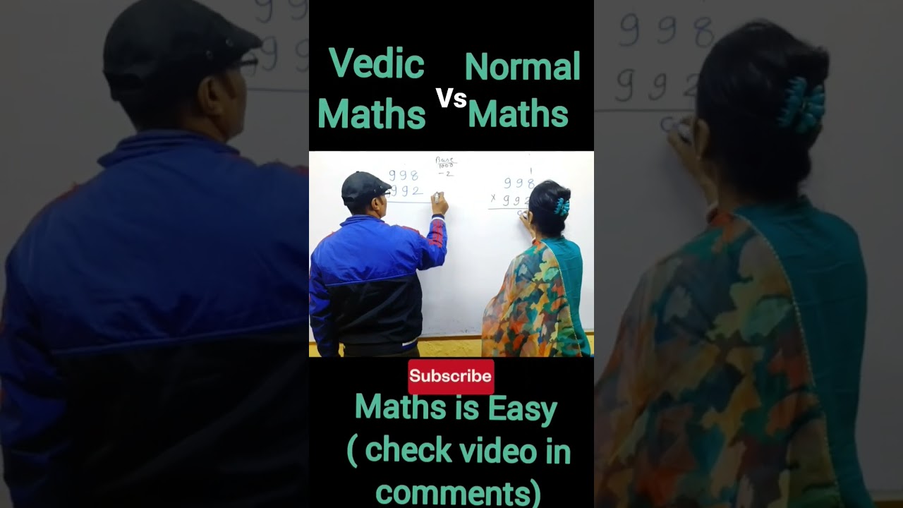 Unlock Quick Calculations with Vedic Maths! 🔢 | Vedic vs Normal Math Tricks