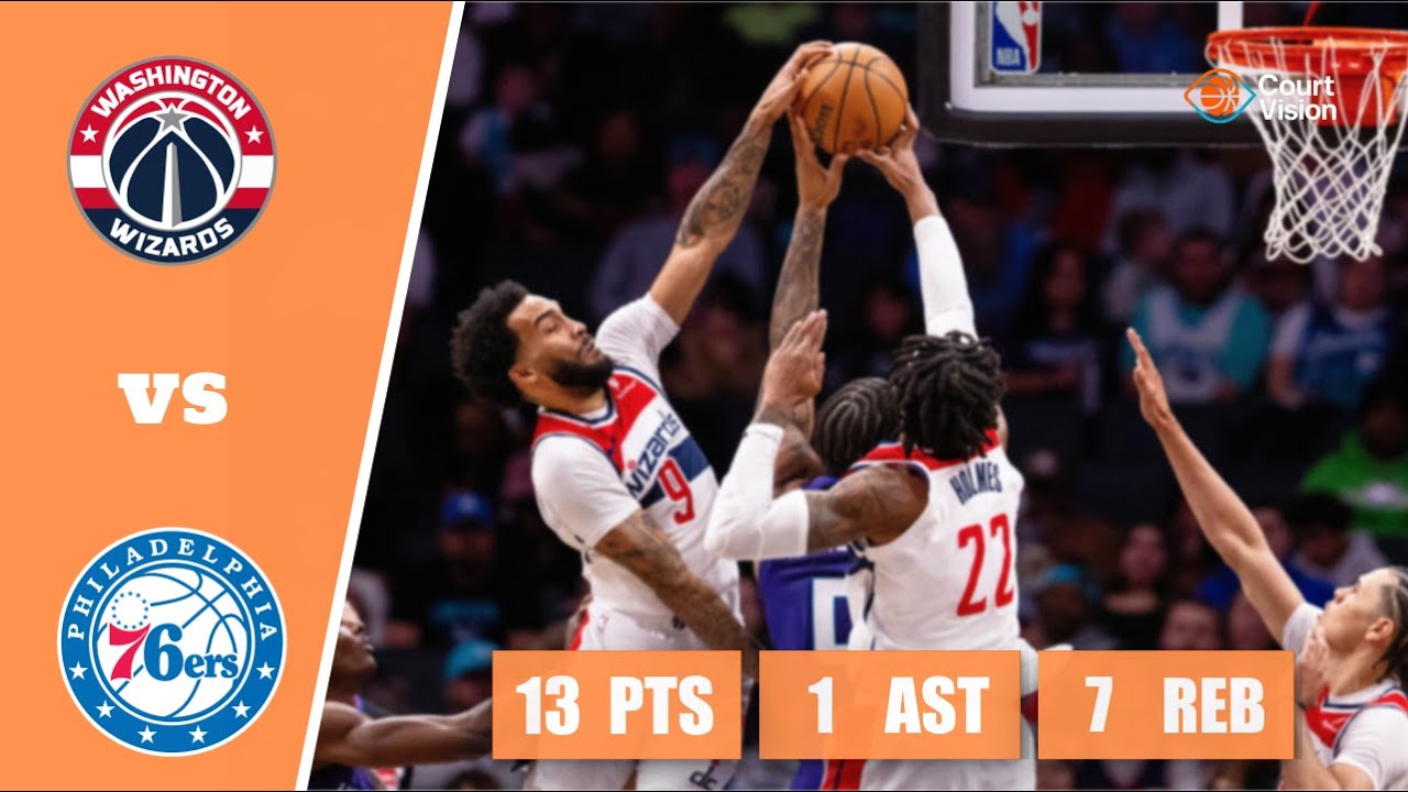 Justin Champagnie - 13 Points, 1 Assist, 7 Rebounds vs 76ers - 2025-26 Regular Season