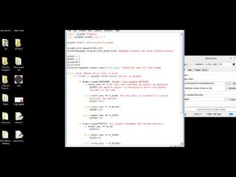 Pygame - Tutorial 3 - Moving Image
