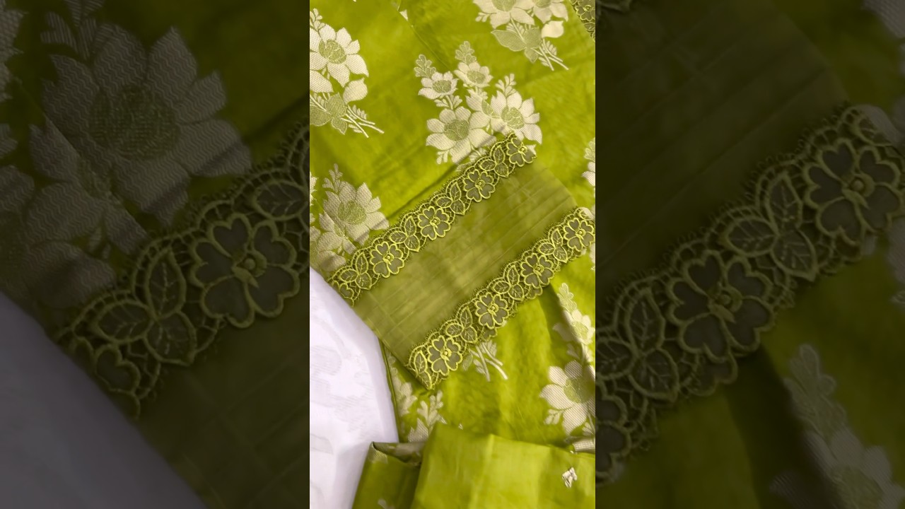 Trending Organza Lace Work by Kanwal Rohail ✨