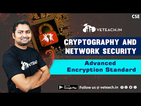 Advanced Encryption Standard || Cryptography and Network Security || CSE || JNTU-K