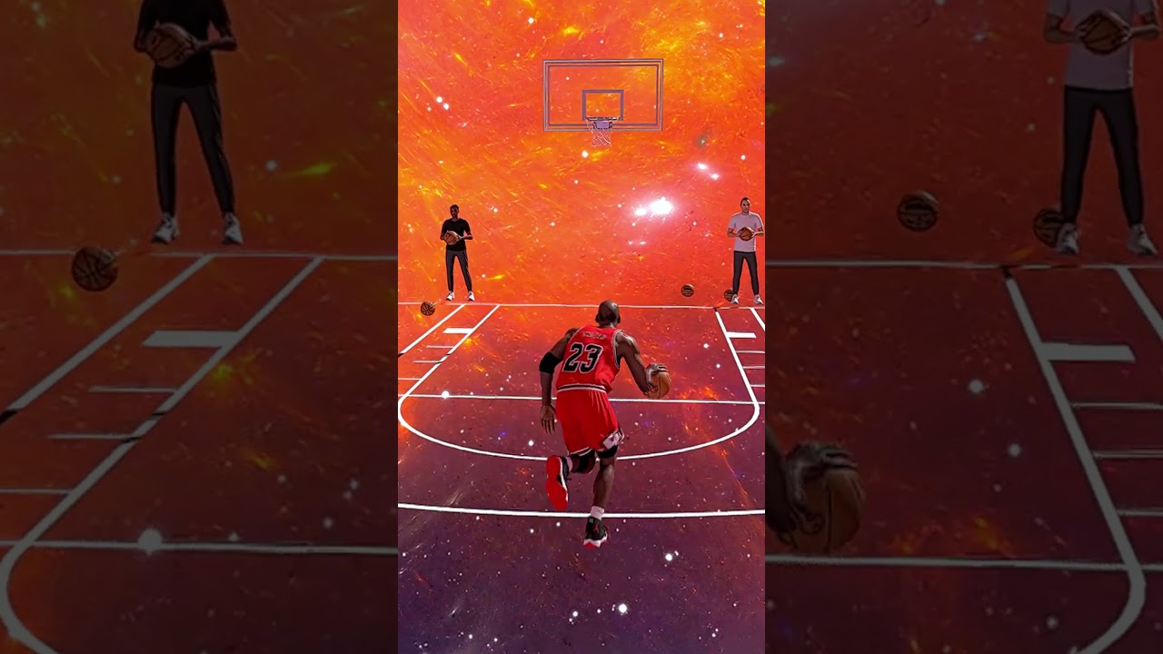 Galaxy Court Hoops #nba2k26 #nba #shorts #lebronjames #curry #jordan #kobebryant #sub