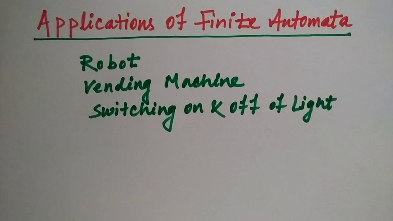 Finite Automata in Hindi: Applications & Deterministic Automata Explained π§