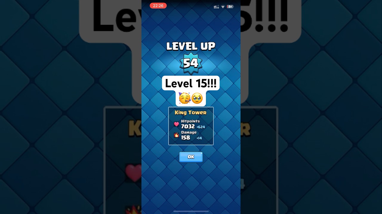 Reaching Level 15 in Clash Royale! Upgraded King & Princess Towers 🚀