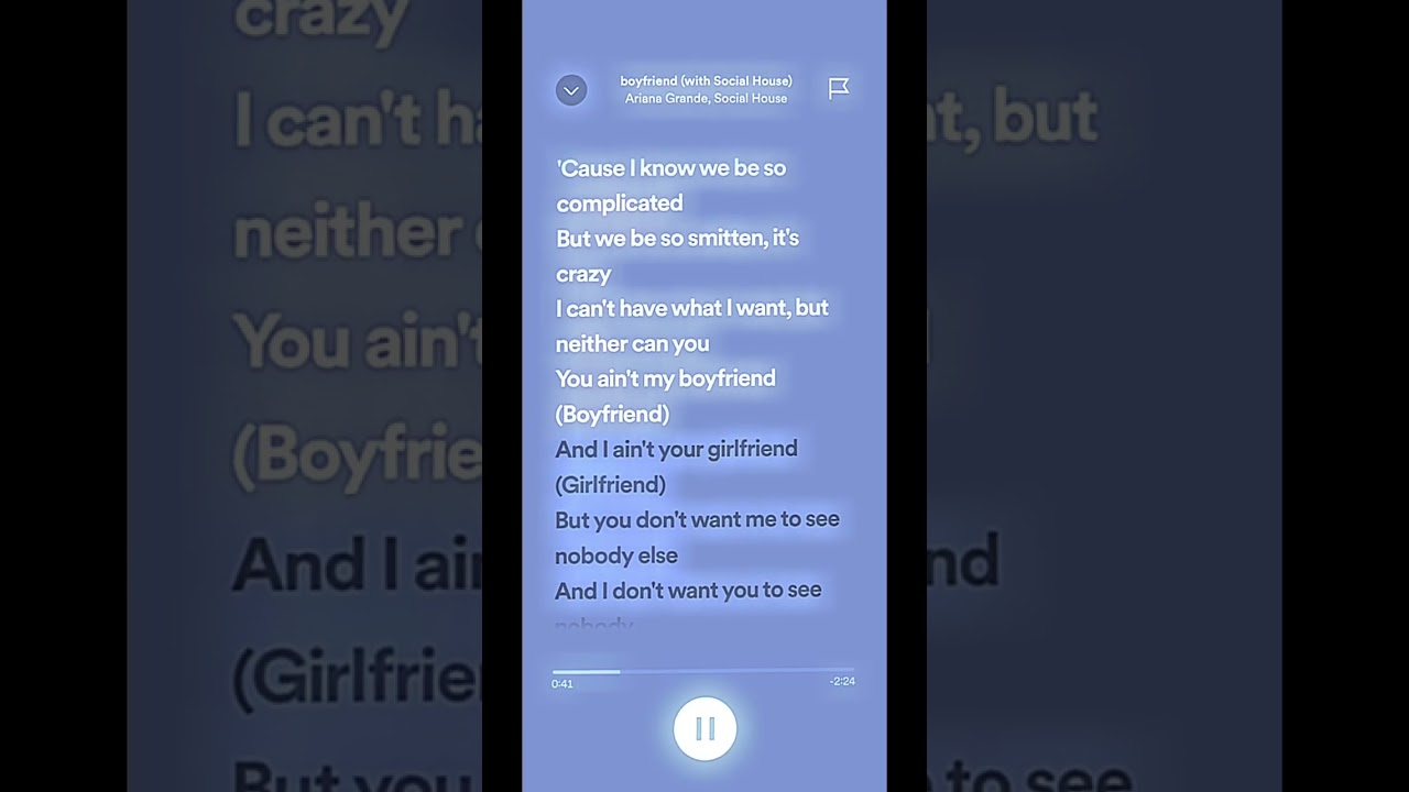 Boyfriend (sped up) by Ariana Grande & Social House 🎶