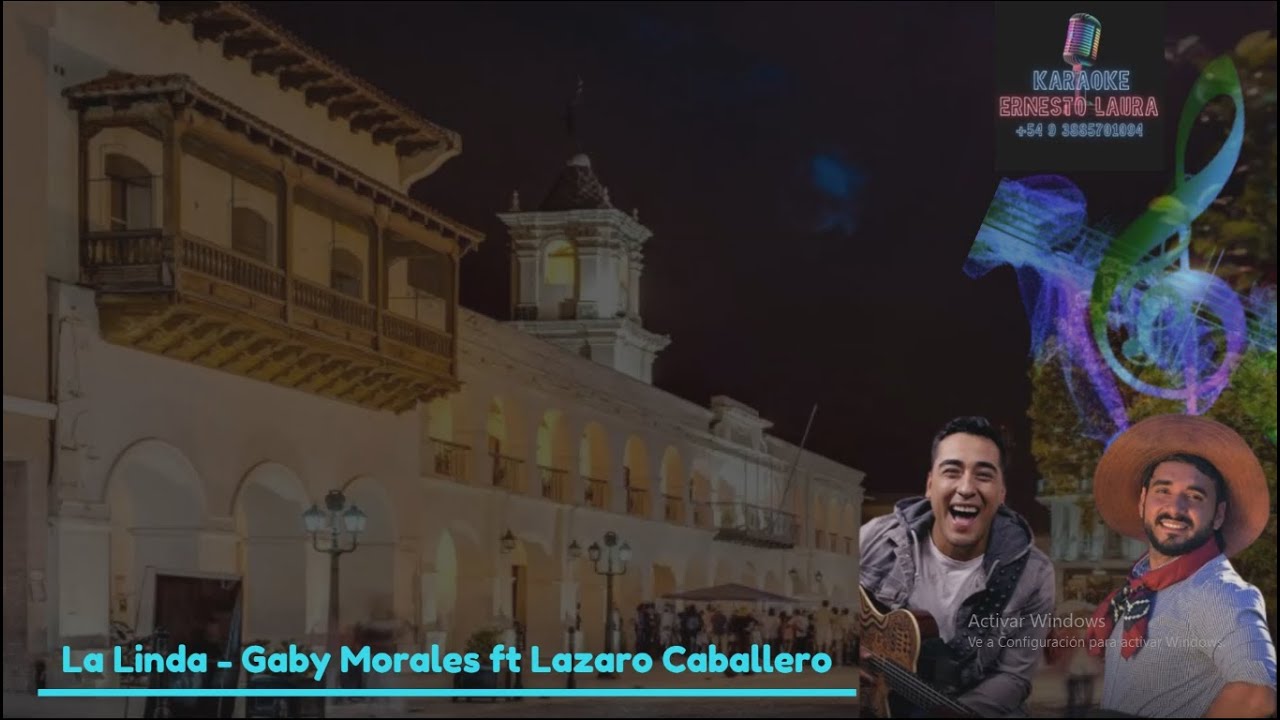 Gaby Morales ft Lazaro Caballero - La Linda - Letra