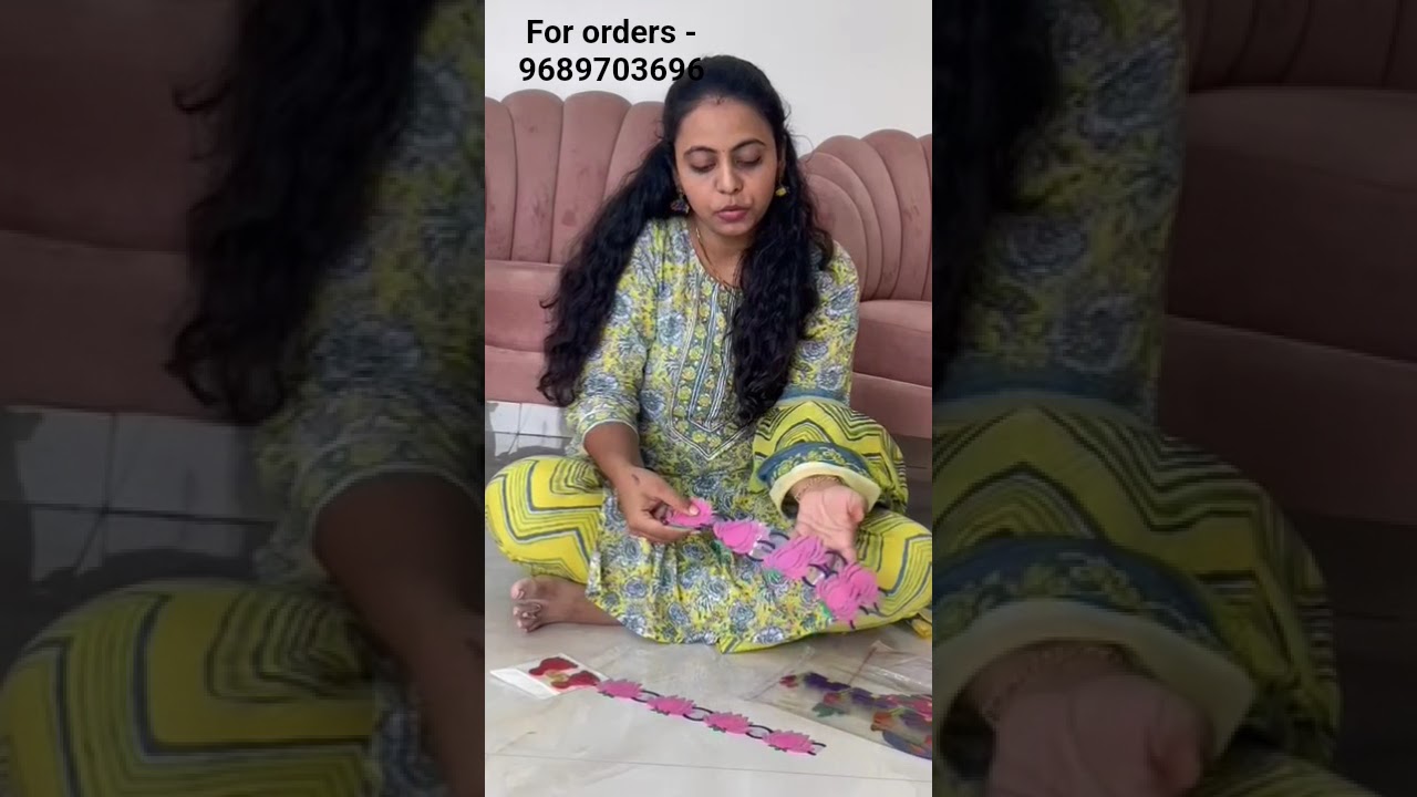 Customizable Handmade Rangoli Patches for Every Occasion