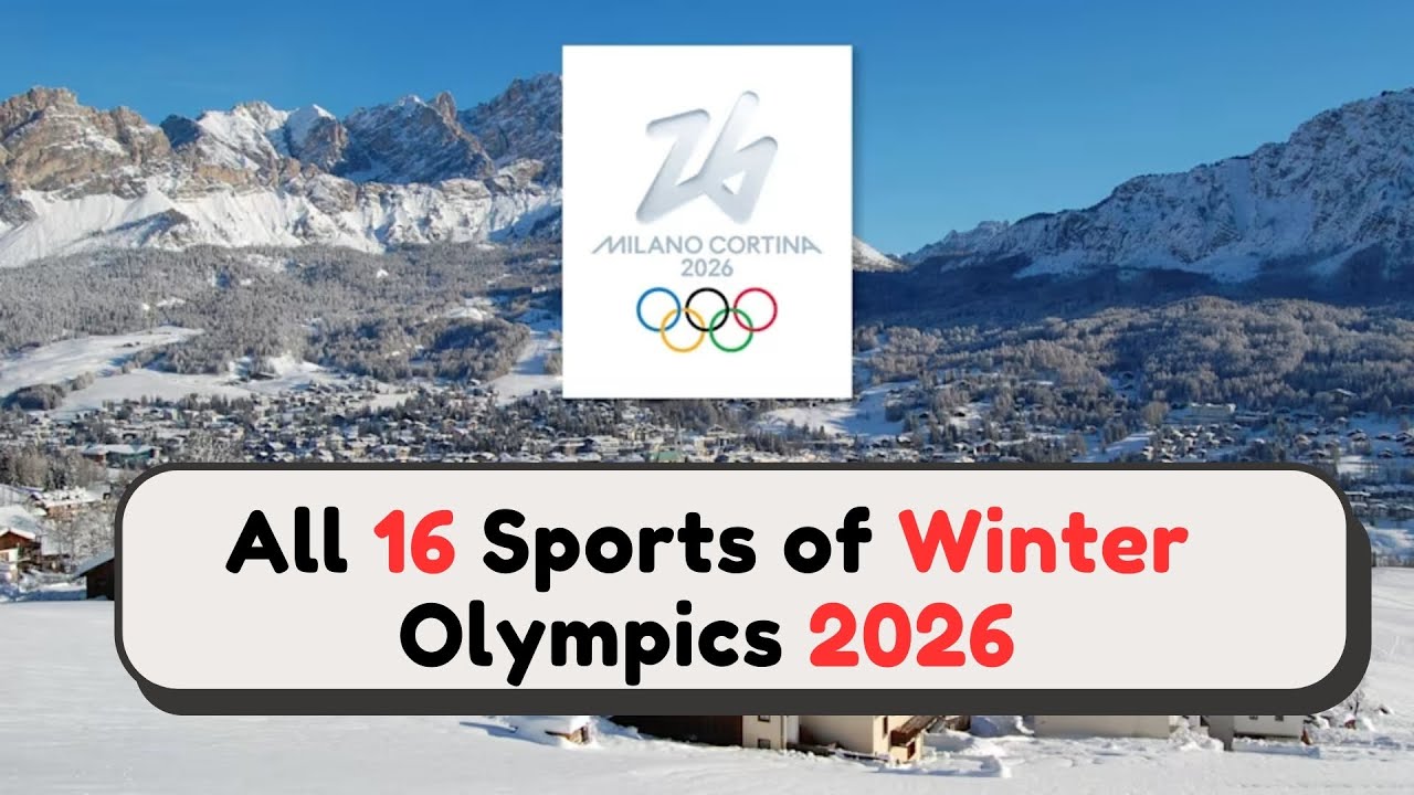 All 16 Discover the 16 Exciting Sports of Winter Olympics 2026 in Milan-Cortina ❄️