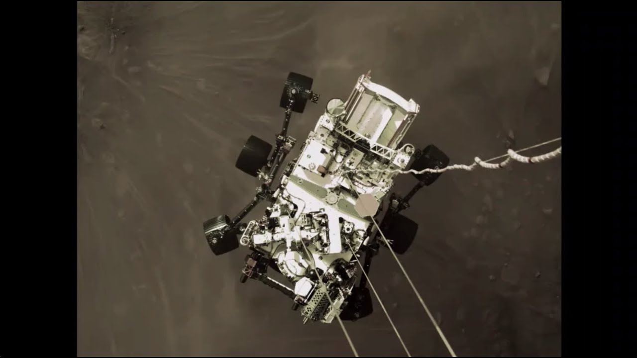 Perseverance Rover's Mars Descent & Orbiter Views 🚀