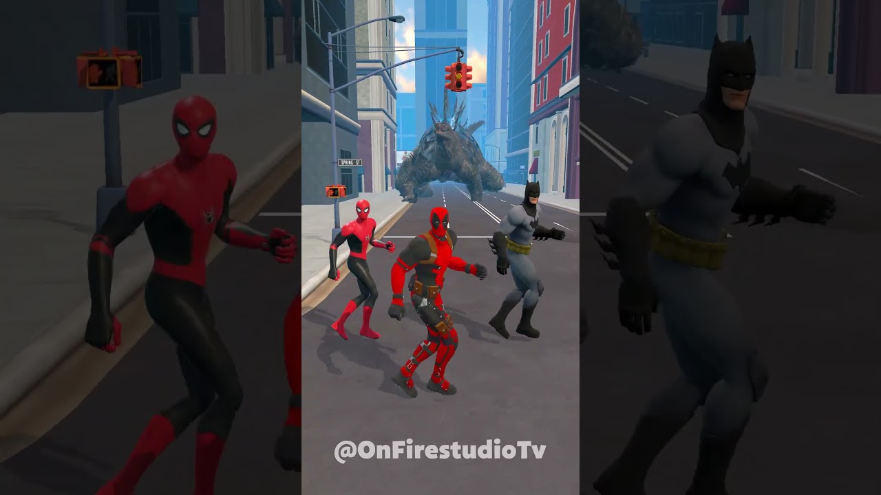 Epic Ohio Street Light Crash with Deadpool, Wolverine & More! β‘ #ViralShorts