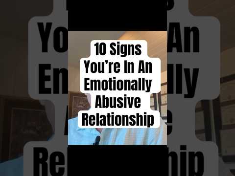 10 Signs You're In An Emotionally Abusive Relationship #emotionalabuse #narcissistic