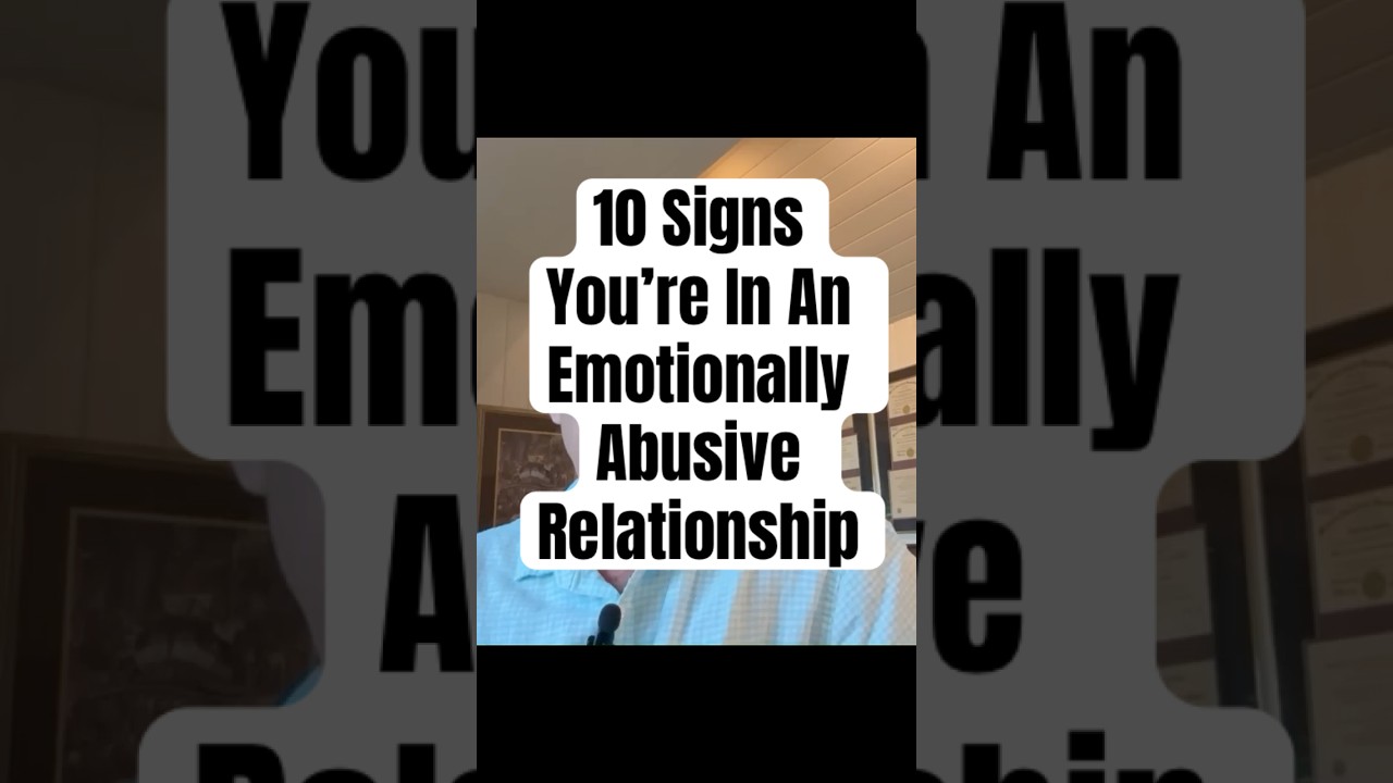 10 Warning Signs You're in an Emotionally Abusive Relationship 🚩