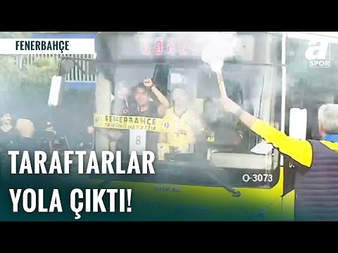 Fenerbahçe Taraftarları Dolmabahçe'ye Hareket Etti! (Beşiktaş-Fenerbahçe)