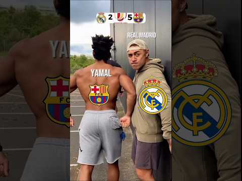 Real Madrid⚪ vs FC Barcelona 🔵2-5 Copa España 2025 final #supercup #realmadrid #barca ##yamal