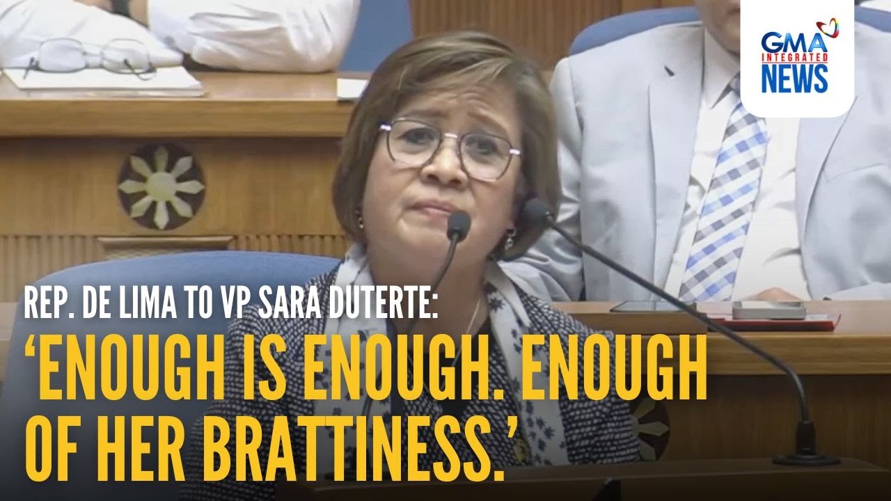 De Lima Criticizes VP Duterte for OVP Budget Absence