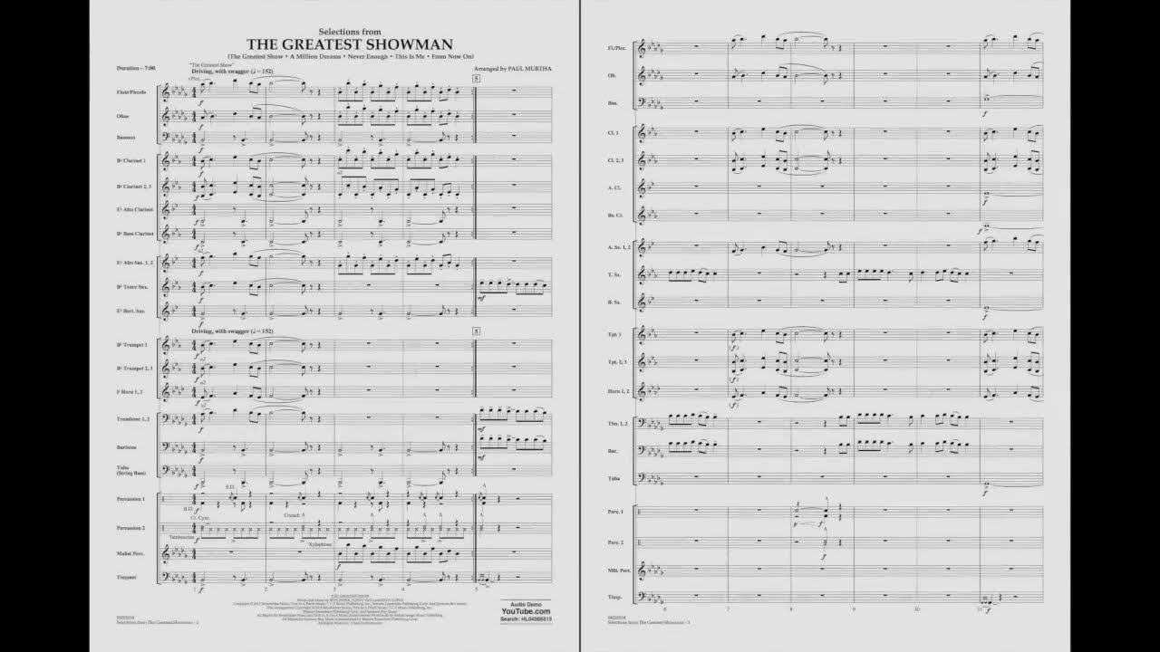 Selections from The Greatest Showman 🎶