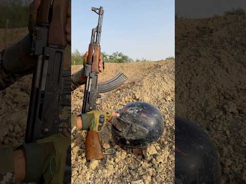 Lets check shooting on a Helmit🪖 with AKM#shorts #feed #trending #gaming #pubg
