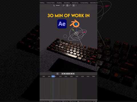 Blender and after effect VFX #aftereffects #anime #vfxpaint #blender #chess #vfxart #animation