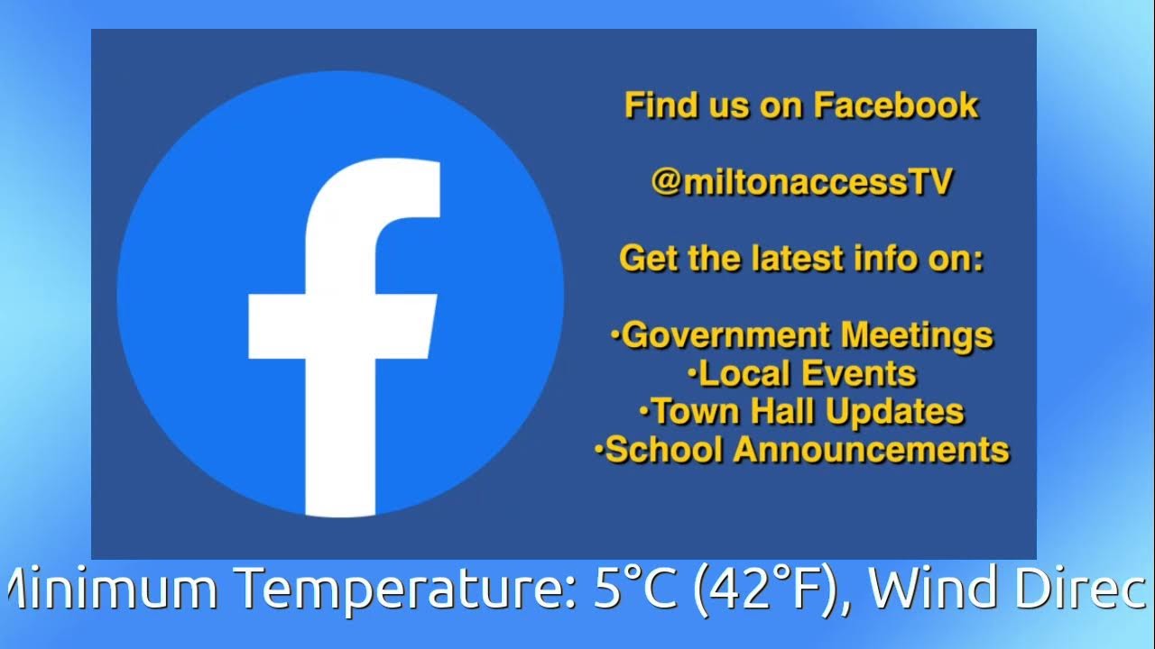 Milton Access TV's EDUCATION Channel, Live Stream