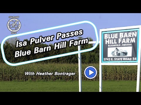 Isa Pulver passing Blue Barn Hill Road