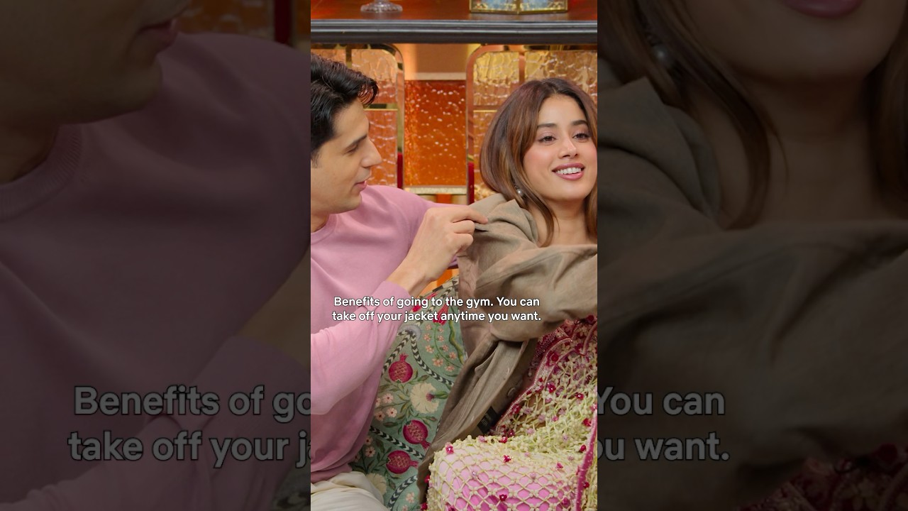 Sidharth Malhotra's ADORABLE Gesture for Janhvi Kapoor IMPRESSES Everyone 🫣 #TGIKS