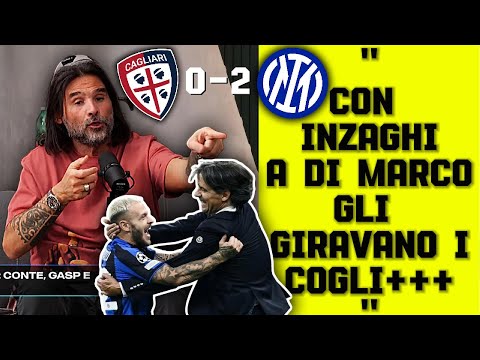CAGLIARI-INTER 0 2 ADANI difende DI MARCO:"SE MI SOSTITUIVANO ANCHE IO MI INCAZZ***" VIVA EL FUTBOL