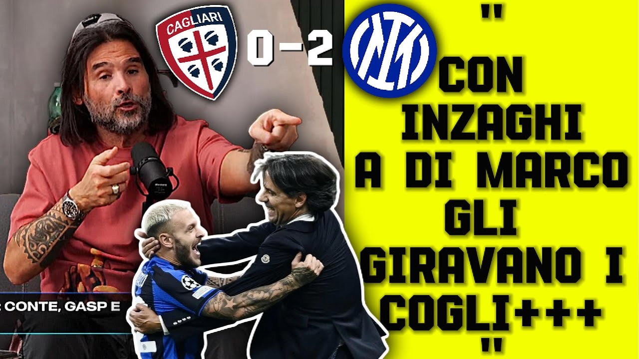 Adani Difende Di Marco dopo Cagliari-Inter 0-2: 'Se Mi Sostituivano Anche Io Mi Inca**o' - Viva il Futbol