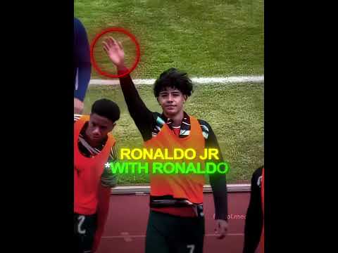 Ronaldo Jr With Ronaldo.. 😮💨