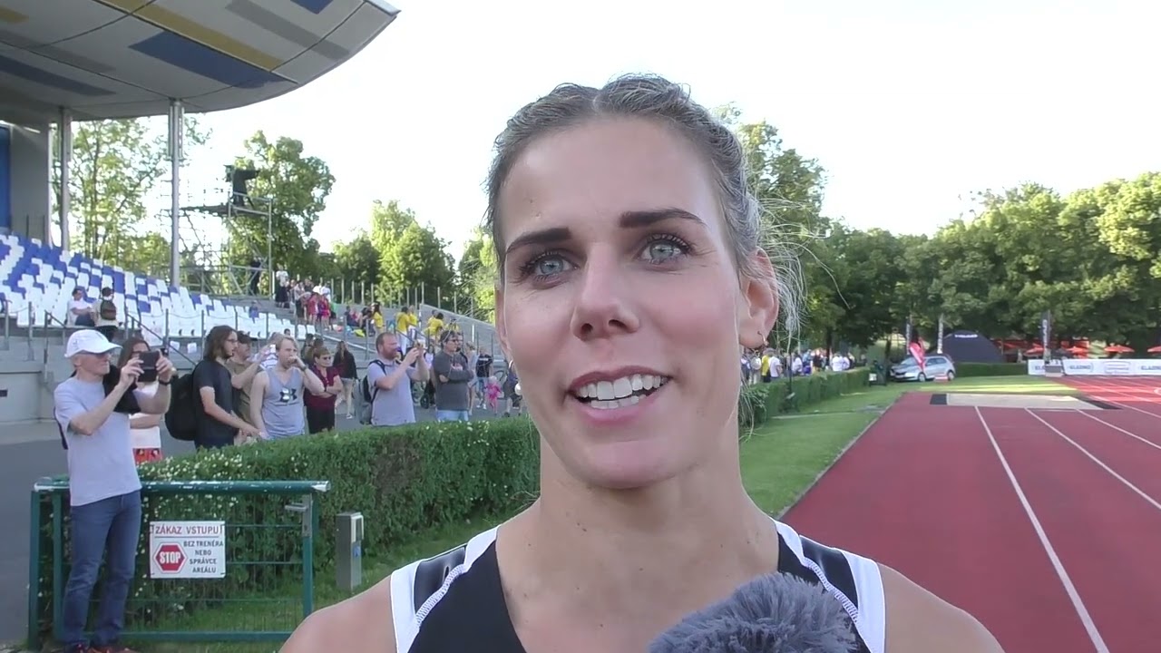 Nikola Ogrodníková na Kladně s oštěpem 2022 🏆