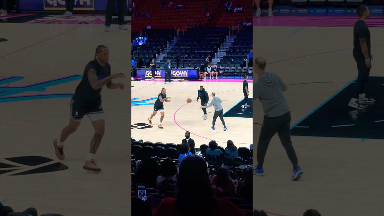 Paolo Banchero Working With God Shamgod Pregame | Miami Heat vs Magic